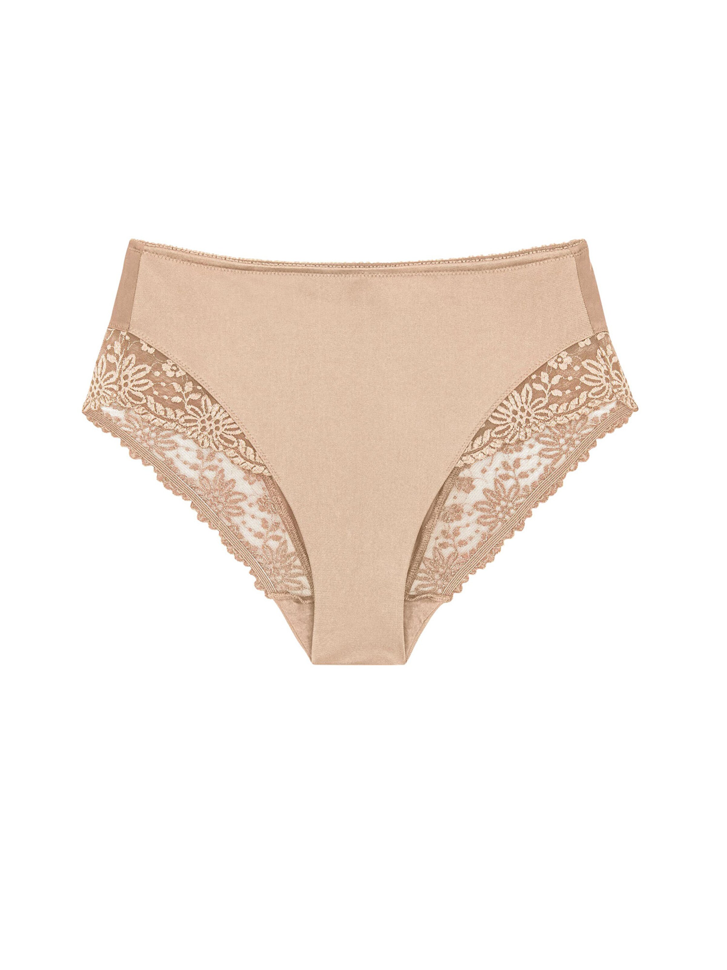 TRIUMPH - Cueca ' Ladyform Soft ' em bege: frente