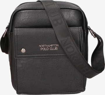 Northampton Polo Club Crossbody Bag in Black: front