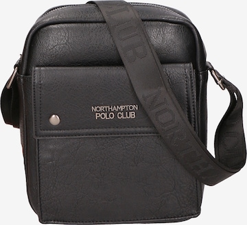 Northampton Polo Club Schoudertas in Zwart: voorkant