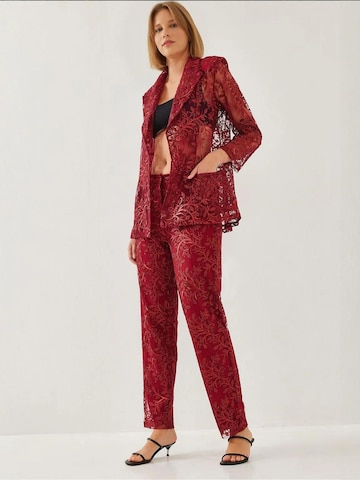 Bianco Lucci Broekpak in Rood: voorkant