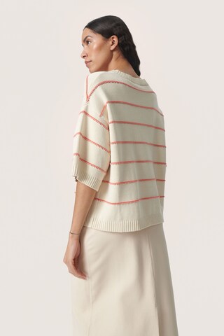 Pull-over oversize 'Rava Romy' SOAKED IN LUXURY en blanc
