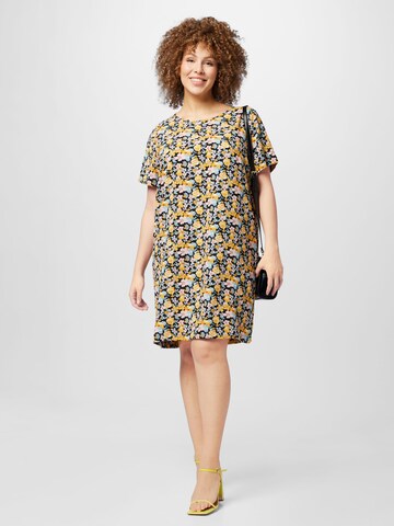 ONLY Carmakoma - Vestido 'LUXMIE' em amarelo