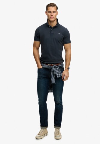 Superdry & Co T-shirt 'Vintage Destroy' i blå