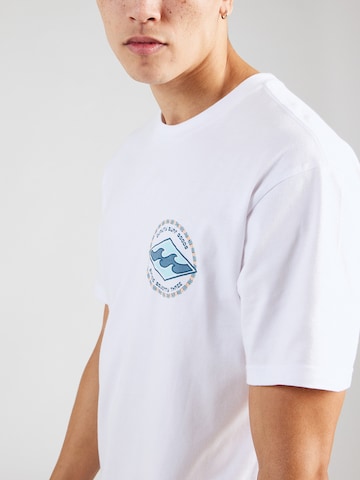BILLABONG Тениска 'ROTOR DIAMOND' в бяло