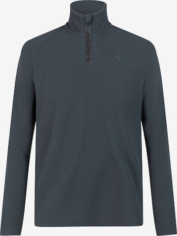 PROTEST Athletic Sweatshirt 'PRTReperfecto' in Grey: front
