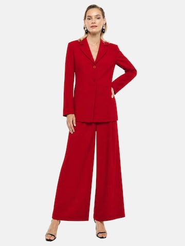 IMPERIAL Wide leg Broek in Rood