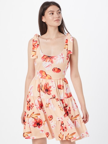 Rochie de vară de la Trendyol pe portocaliu: față