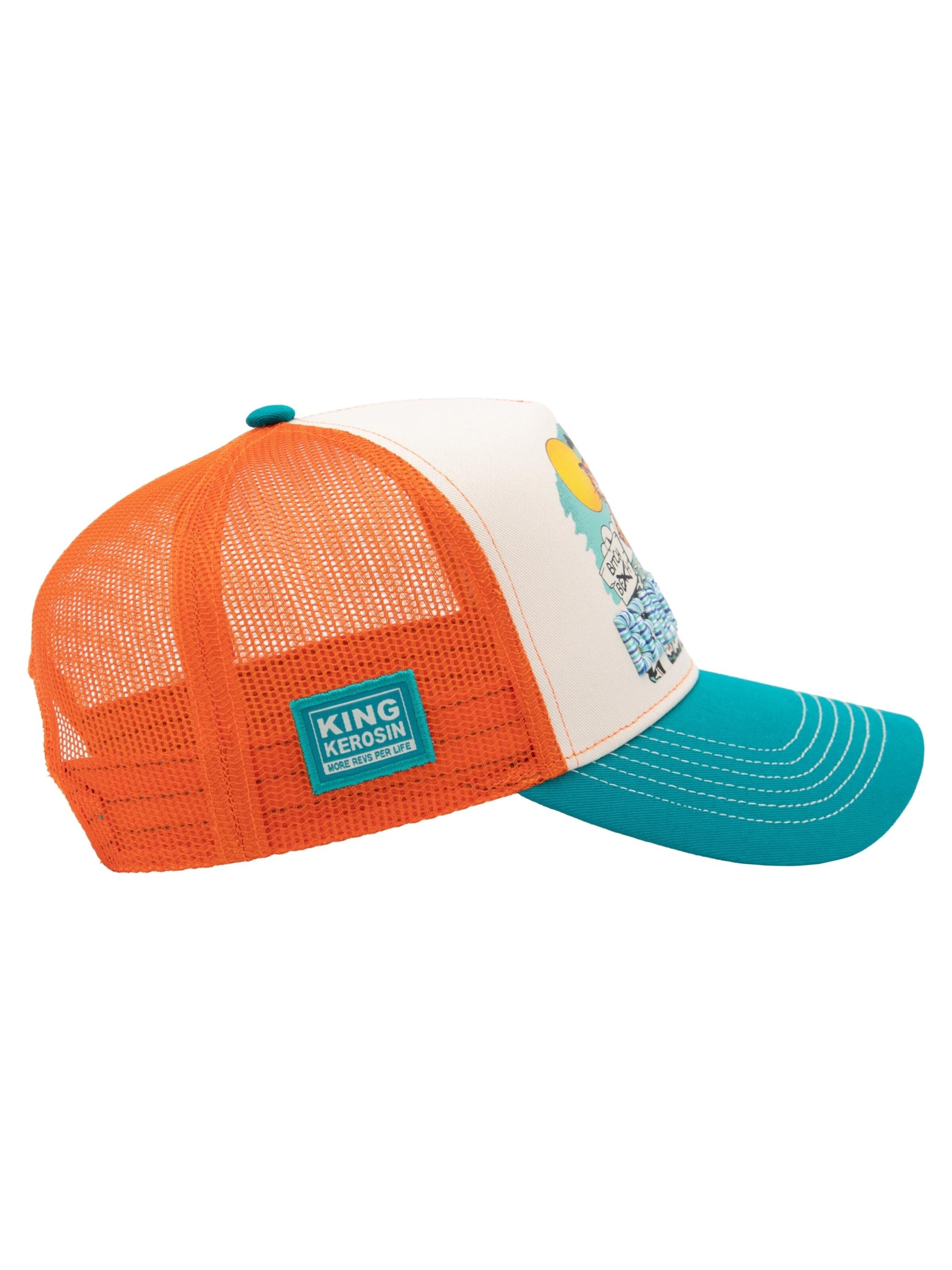 King Kerosin Cap 'Beach Please' in Blue