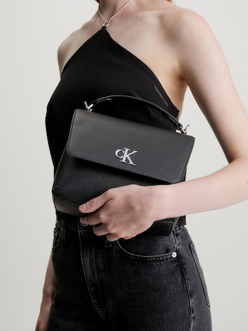 Borsa a mano di Calvin Klein Jeans in nero: frontale