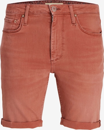 JACK & JONES Jeans 'RICK EVAN' i orange: framsida