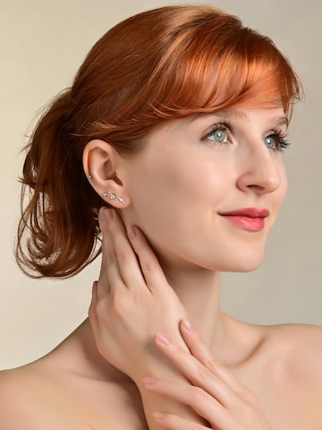 Akzent Earrings 'Ohrstecker Ohrringe Edelstahl silber Damen wasserfest' in Gold: front