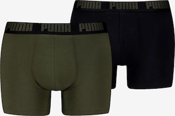 PUMA Boxer shorts in Green: front