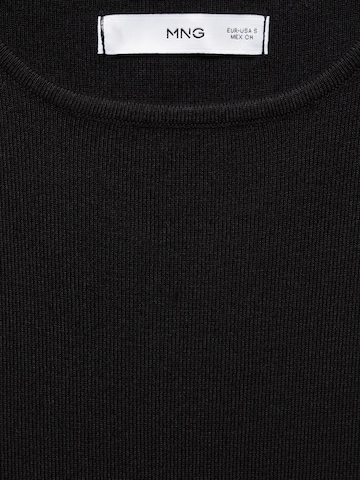 MANGO Knitted Top 'HERNAN' in Black