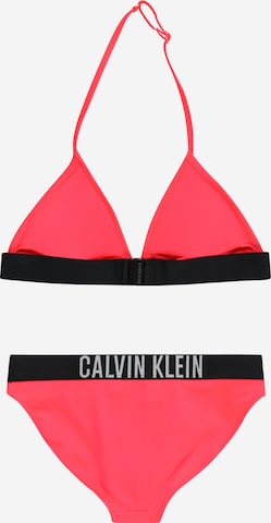 Calvin Klein Swimwear Trójkąt Bikini w kolorze różowy