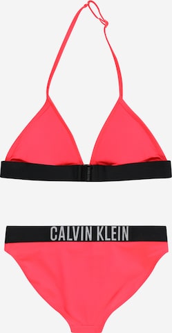 Calvin Klein Swimwear Triangle Bikini in Pink