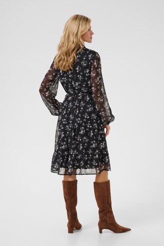 Cream Jurk 'Yuna' in Zwart