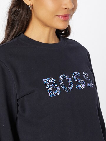 BOSS Orange Sweatshirt 'Ela' in Zwart