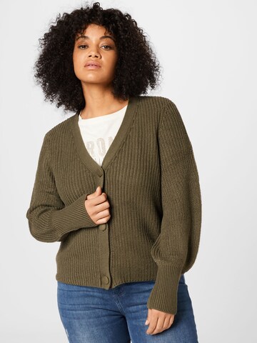 Cardigan 'NICOYA' ONLY Carmakoma en vert : devant