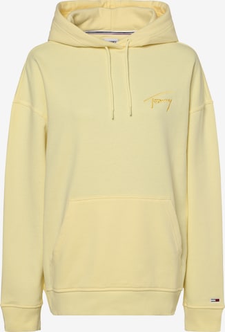 Tommy Jeans Sweatshirt in Yellow: front