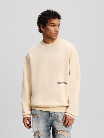 Felpa di KARL LAGERFELD JEANS in beige