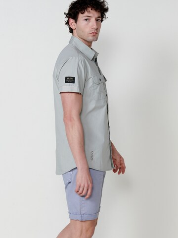 KOROSHI Regular Fit Hemd in Grün