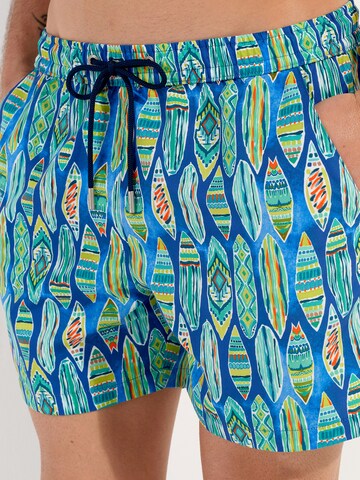 Shorts de bain ' Beach Boxer Marbella ' HOM en bleu