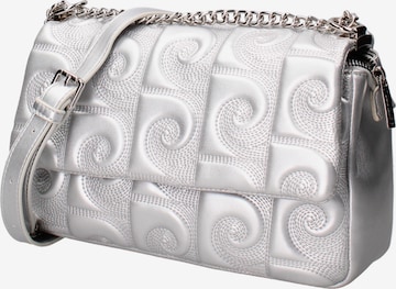 Sac à bandoulière PIERRE CARDIN en argent : devant