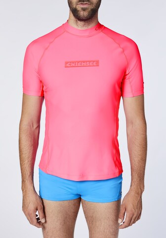 CHIEMSEE Regular fit Performance Shirt 'Awesome' in Pink