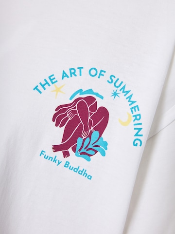 Funky Buddha Majica | bela barva