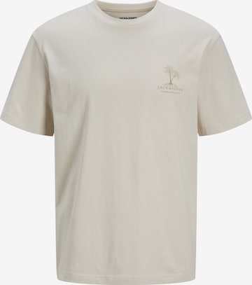 T-Shirt 'JJSUMMER VIBES' JACK & JONES en beige : devant