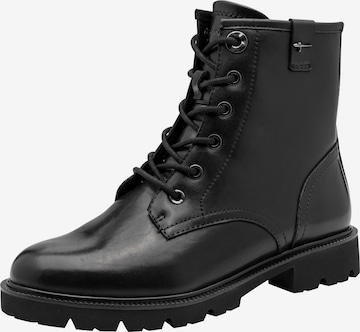 Stivaletto stringato di Tamaris in nero: frontale