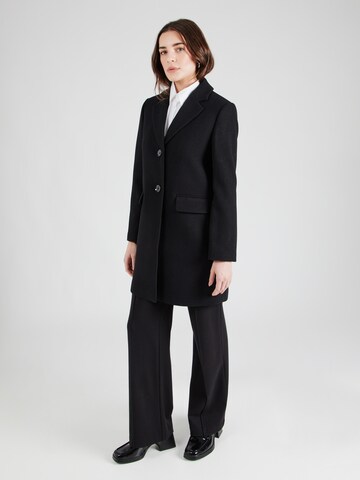 Manteau mi-saison Sisley en noir : devant