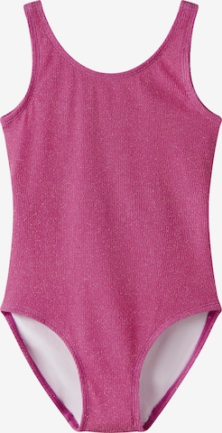 NAME IT Badpak 'NKFZEDUA' in Roze: voorkant