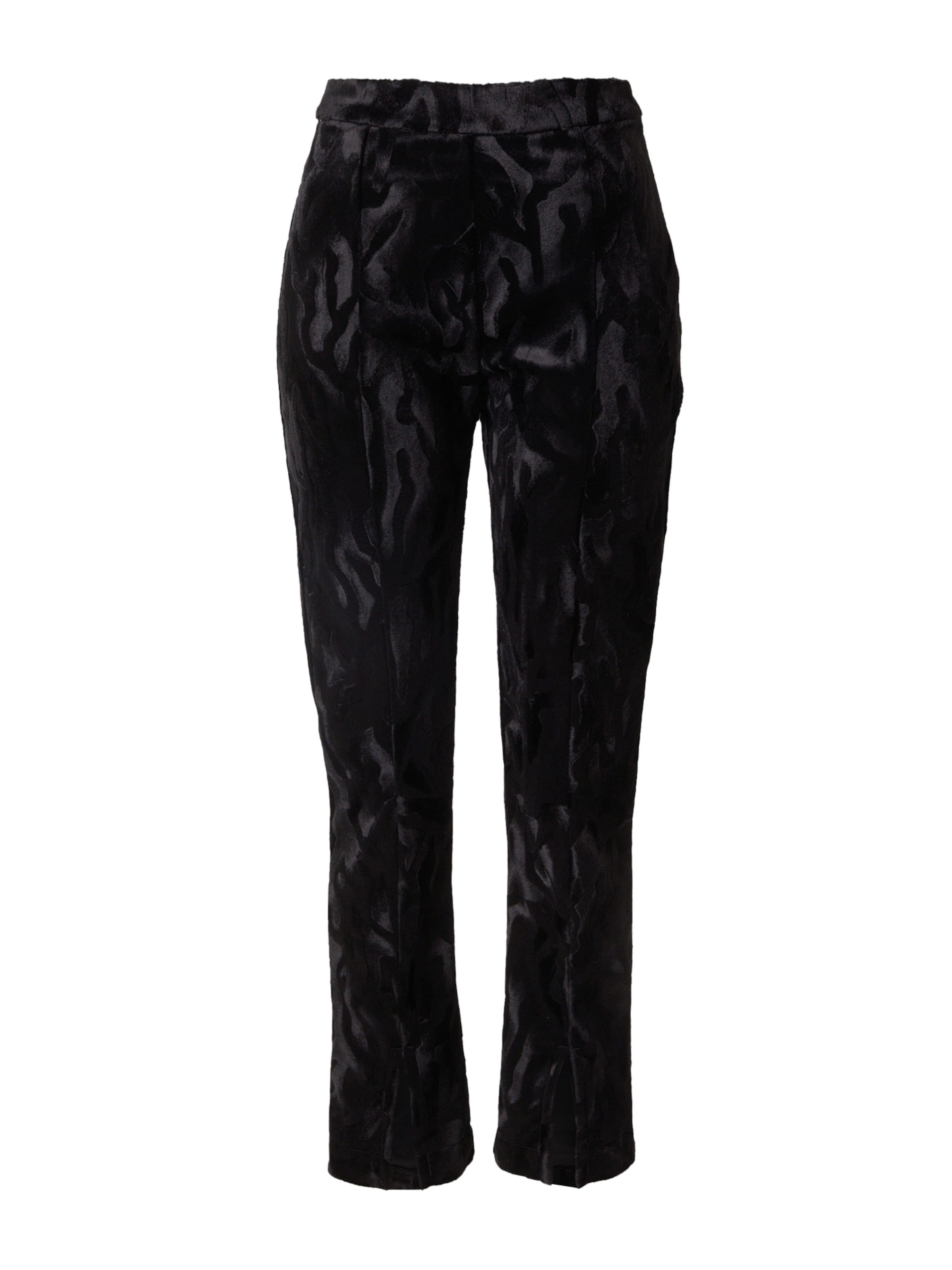 Laagam Regular Trousers 'Keith' in Black: front