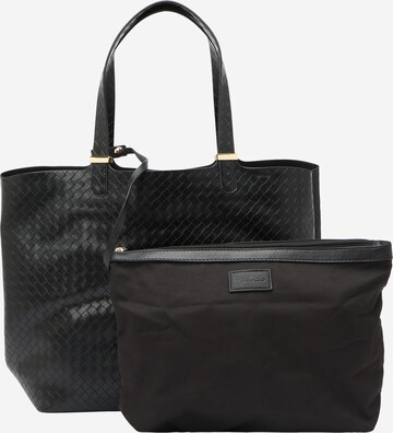 PIECES Shopper in Schwarz