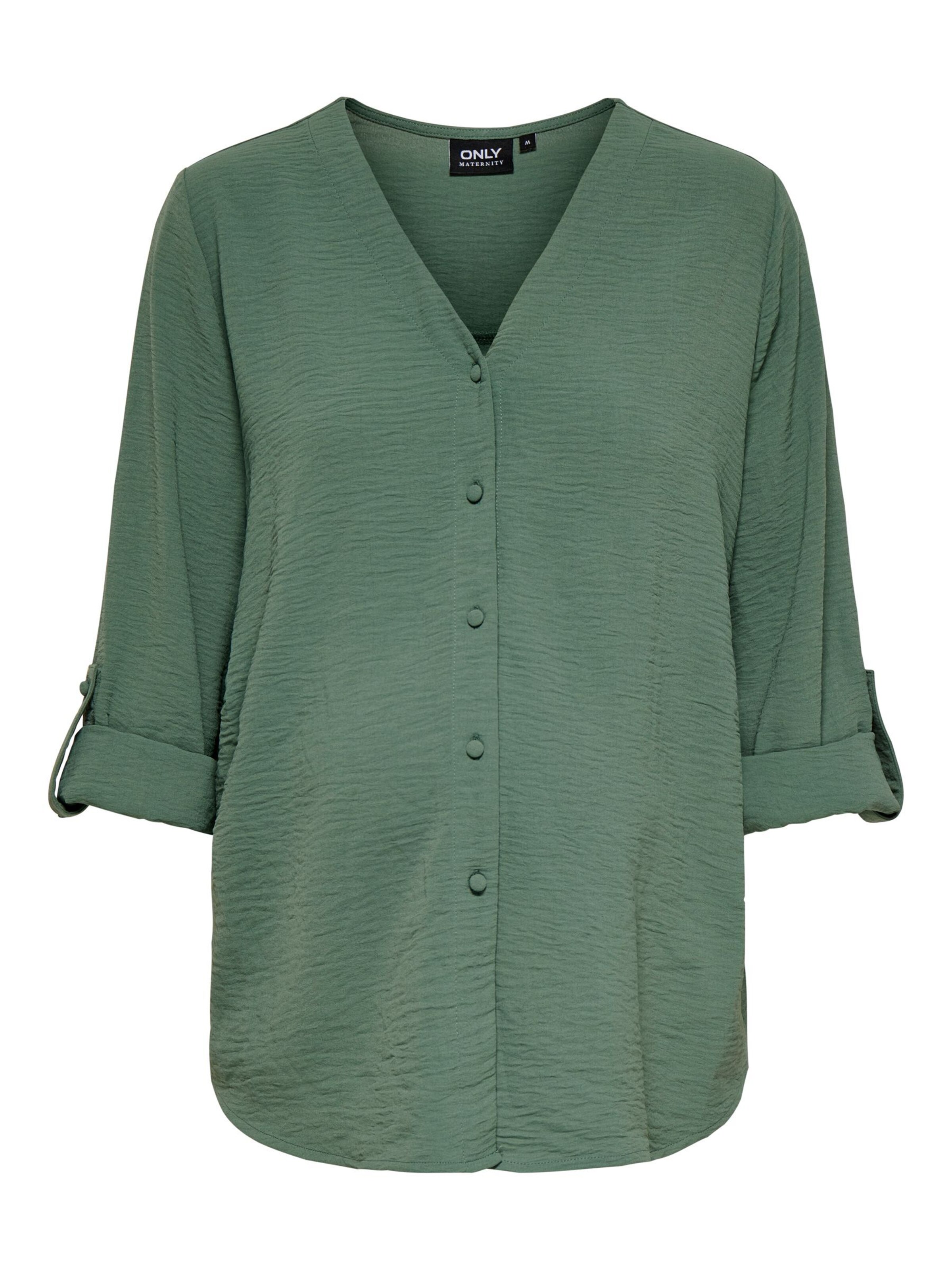Only Maternity Blouse 'OLMJana' in Green