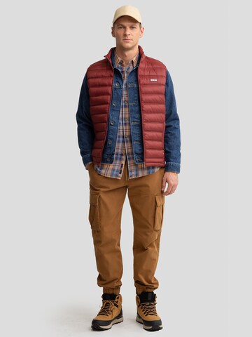 BIG STAR Tapered Cargobroek in Bruin