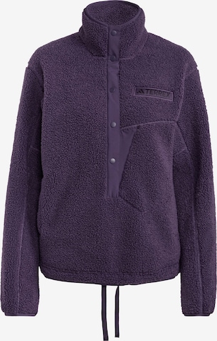 ADIDAS TERREX Sportief sweatshirt 'Xploric' in Lila: voorkant