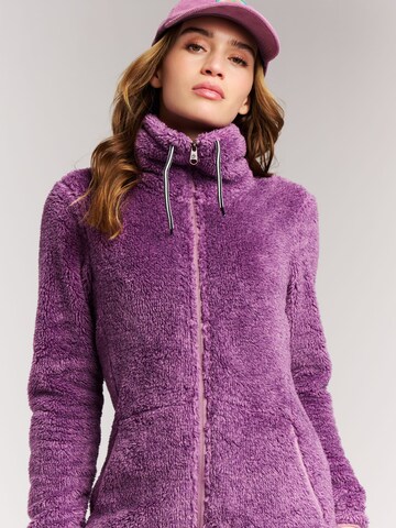 PROTEST Fleece Jacket 'RIRI' in Purple