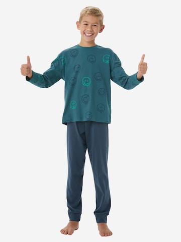 Pigiama ' Nightwear ' di SCHIESSER in blu: frontale