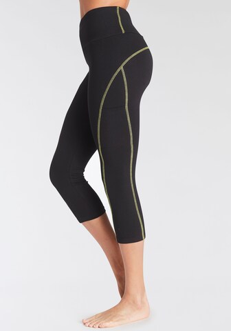 LASCANA ACTIVE Skinny Sporthose in Schwarz