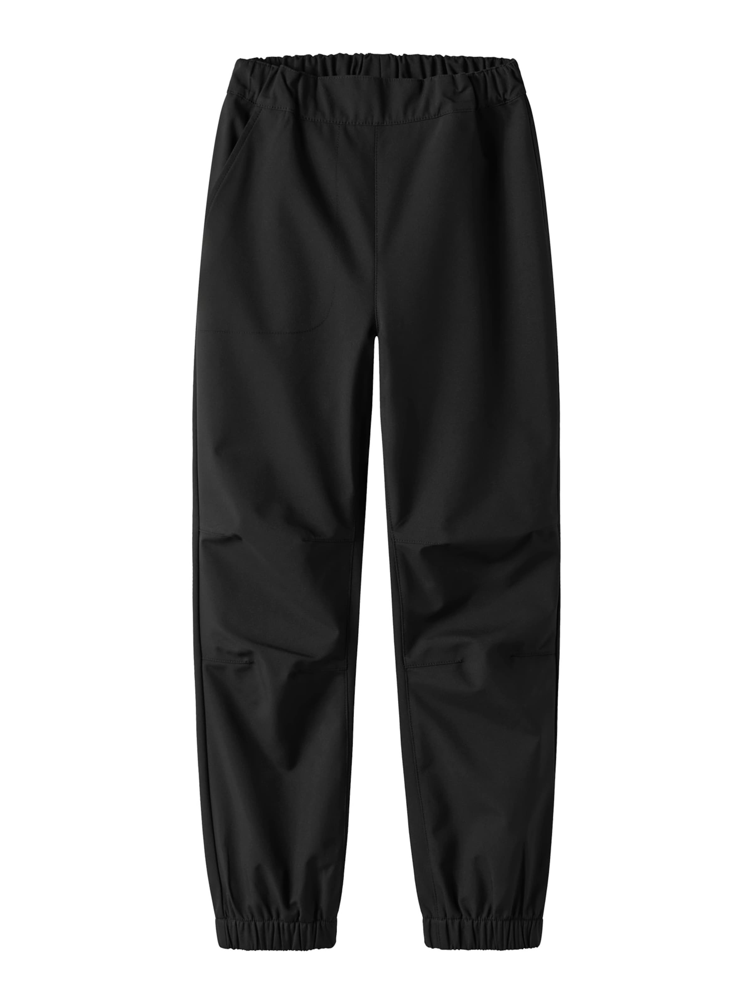 NAME IT - Tapered Pantalón 'NKNAlfalight08' en negro: frente