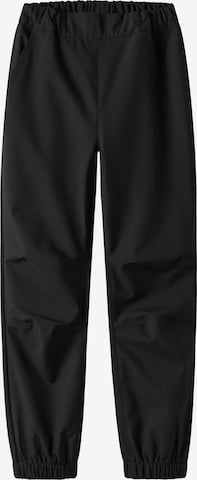 NAME IT Tapered Housut 'NKNAlfalight08' värissä musta: etupuoli