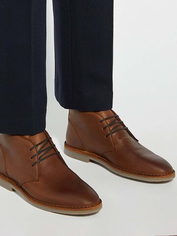 Dune LONDON Chukka Boots 'Cashed' in Braun