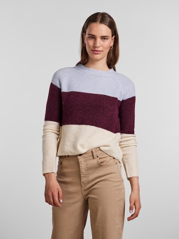 PIECES Sweater 'ELLEN' in Blue: front