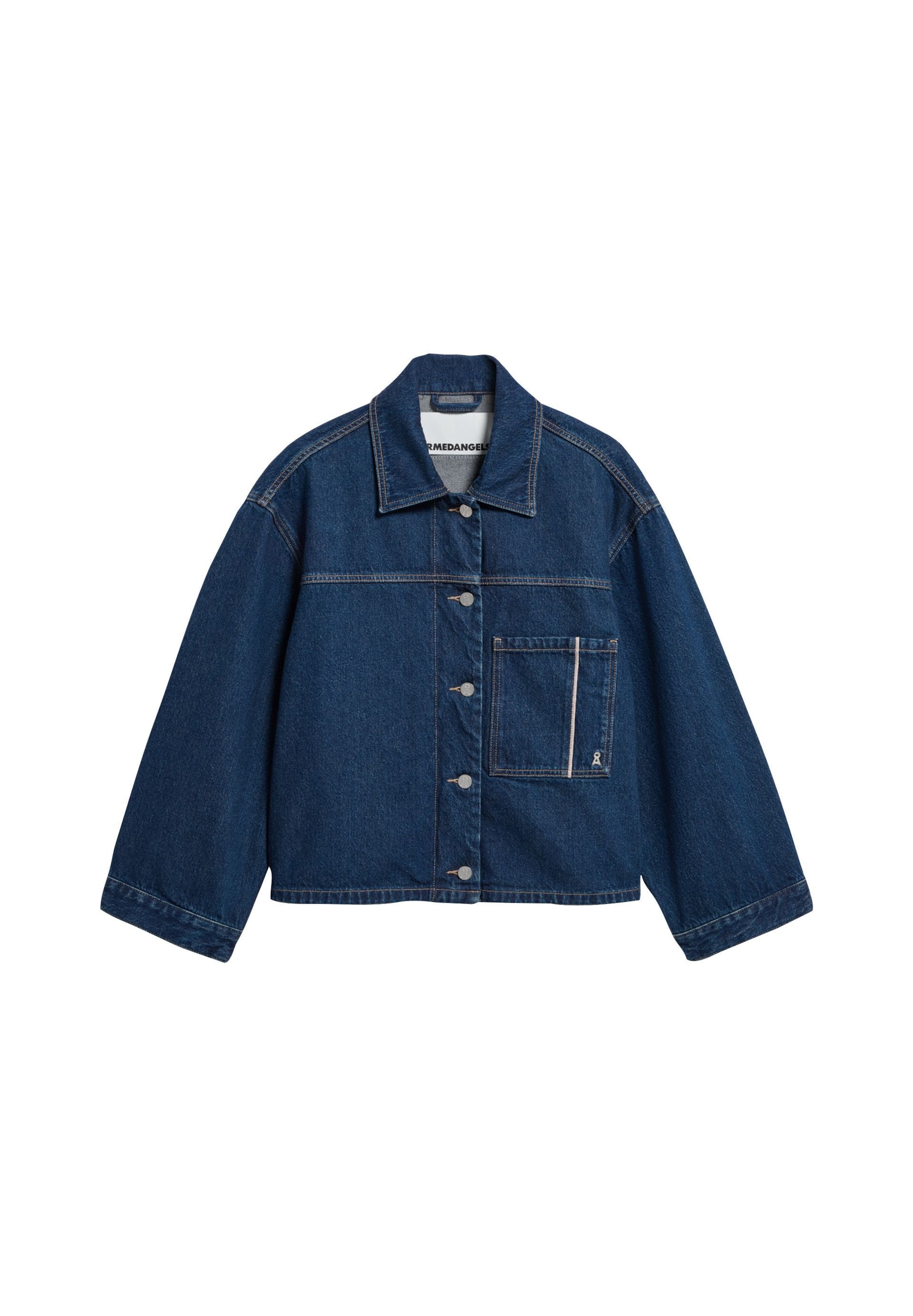 ARMEDANGELS Between-season jacket in L in Blue denim / Dark blue, Item view