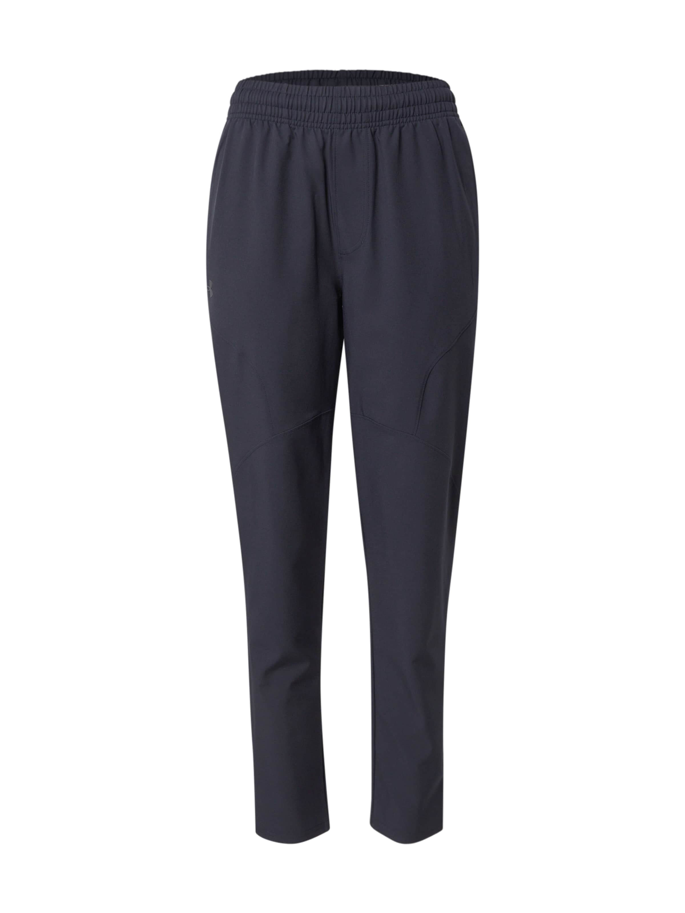 Effilé Pantalon de sport 'Unstoppable' UNDER ARMOUR en noir : devant