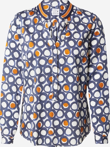 Emily Van Den Bergh Blouse in Blauw: voorkant