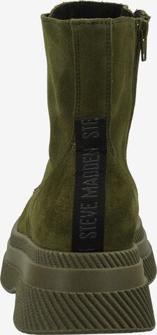 STEVE MADDEN Lace-Up Ankle Boots in Green