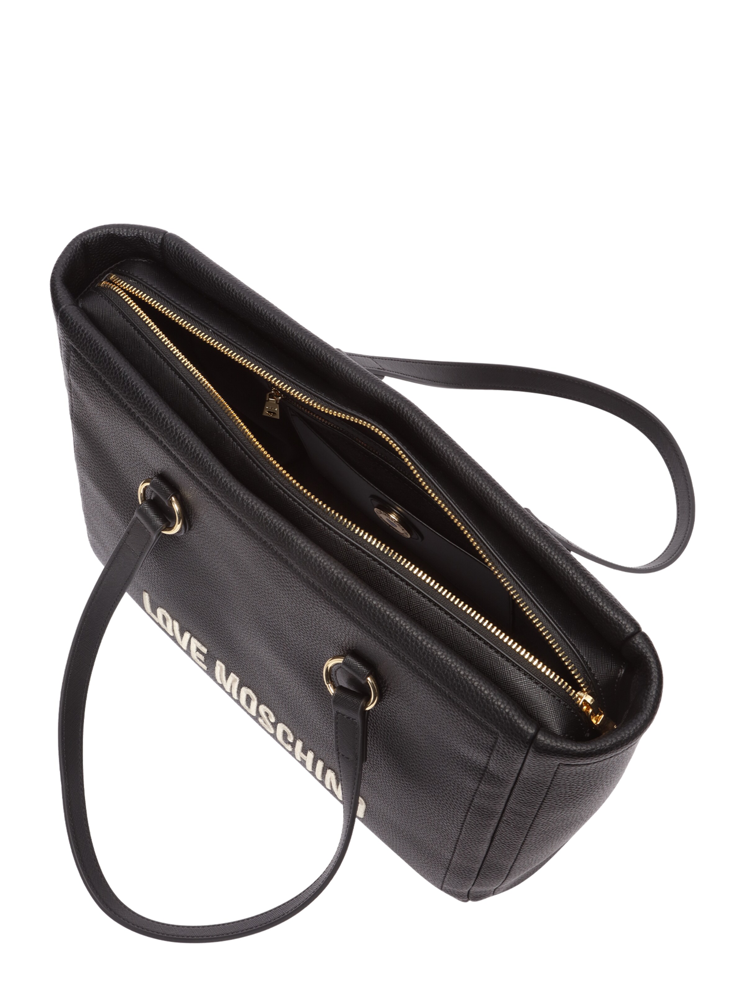 juoda Love Moschino Pirkinių krepšys